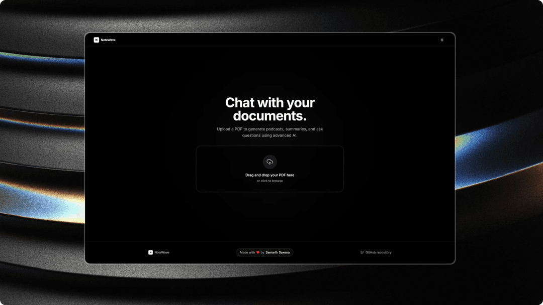 NoteWave (RAG & Audio Engine)